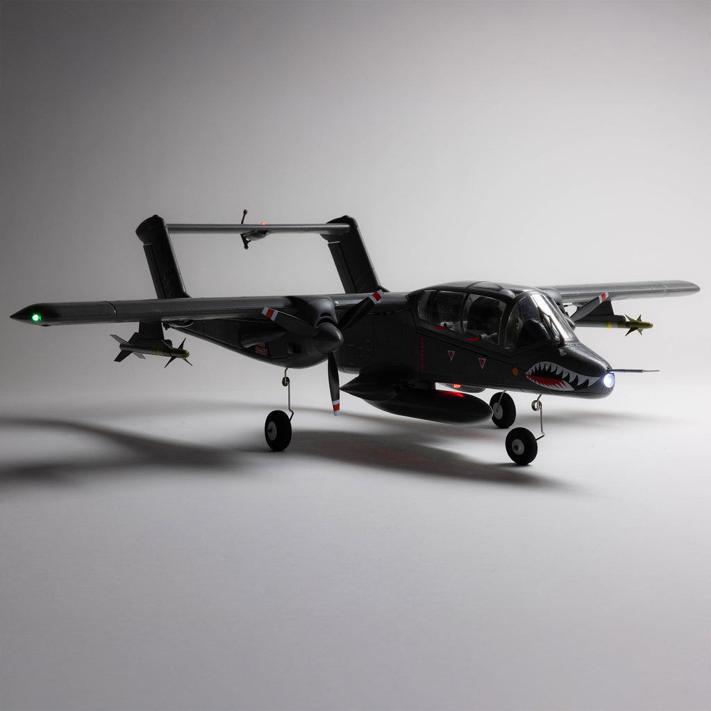 PREORDER Micro OV-10 Bronco 645mm BNF Basic with AS3X and SAFE Select