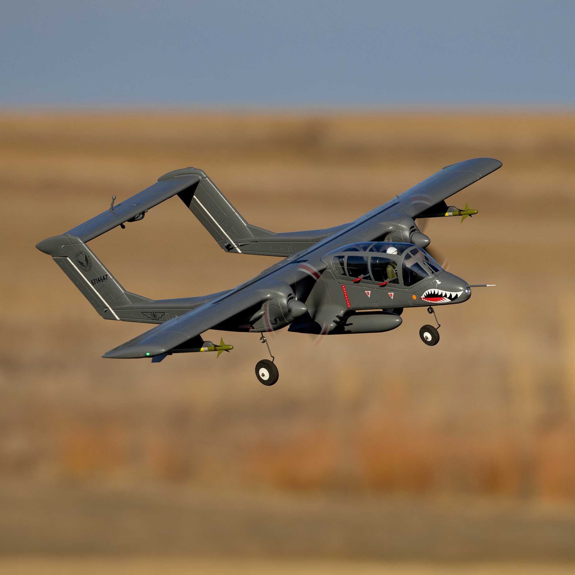 PREORDER Micro OV-10 Bronco 645mm BNF Basic with AS3X and SAFE Select