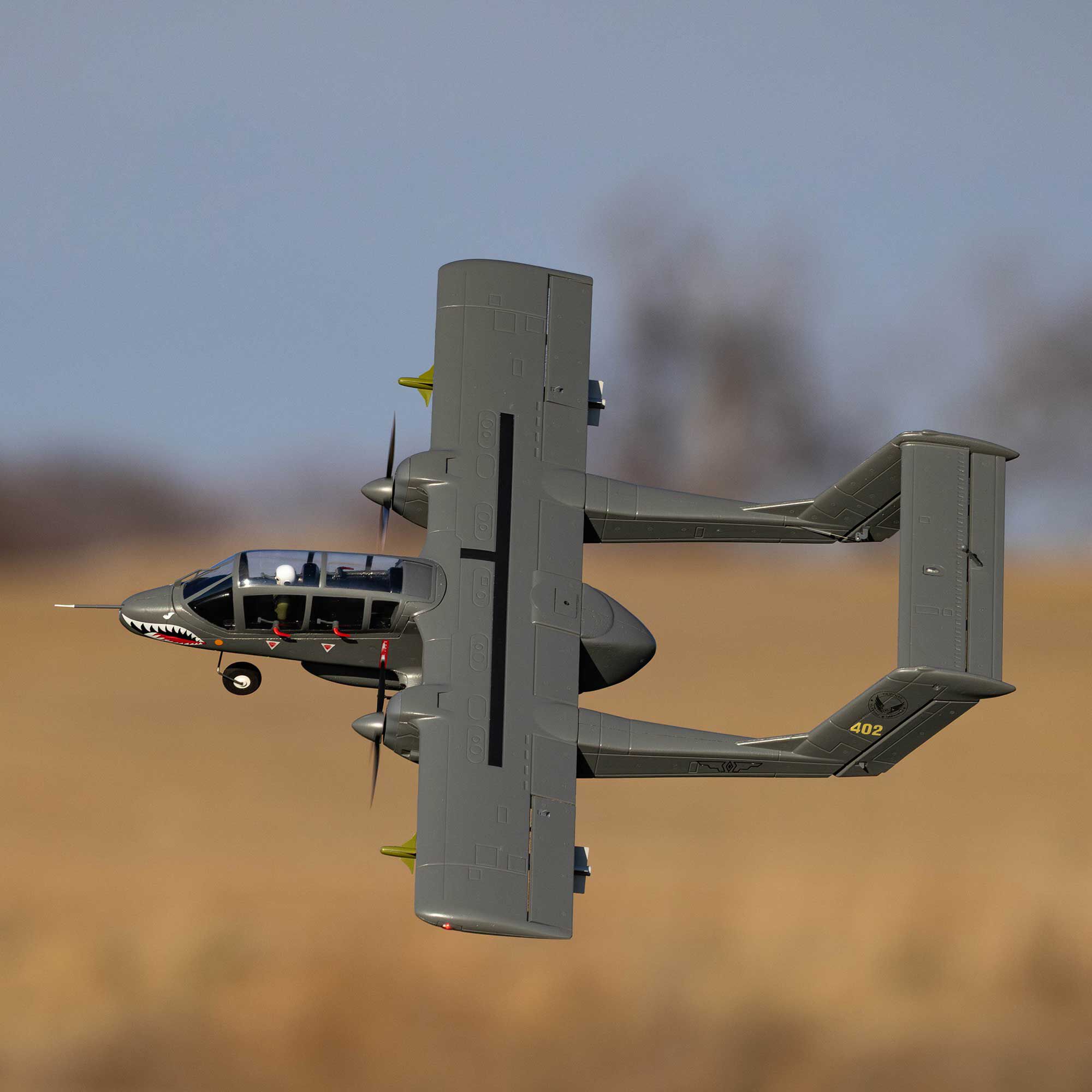 PREORDER Micro OV-10 Bronco 645mm BNF Basic with AS3X and SAFE Select