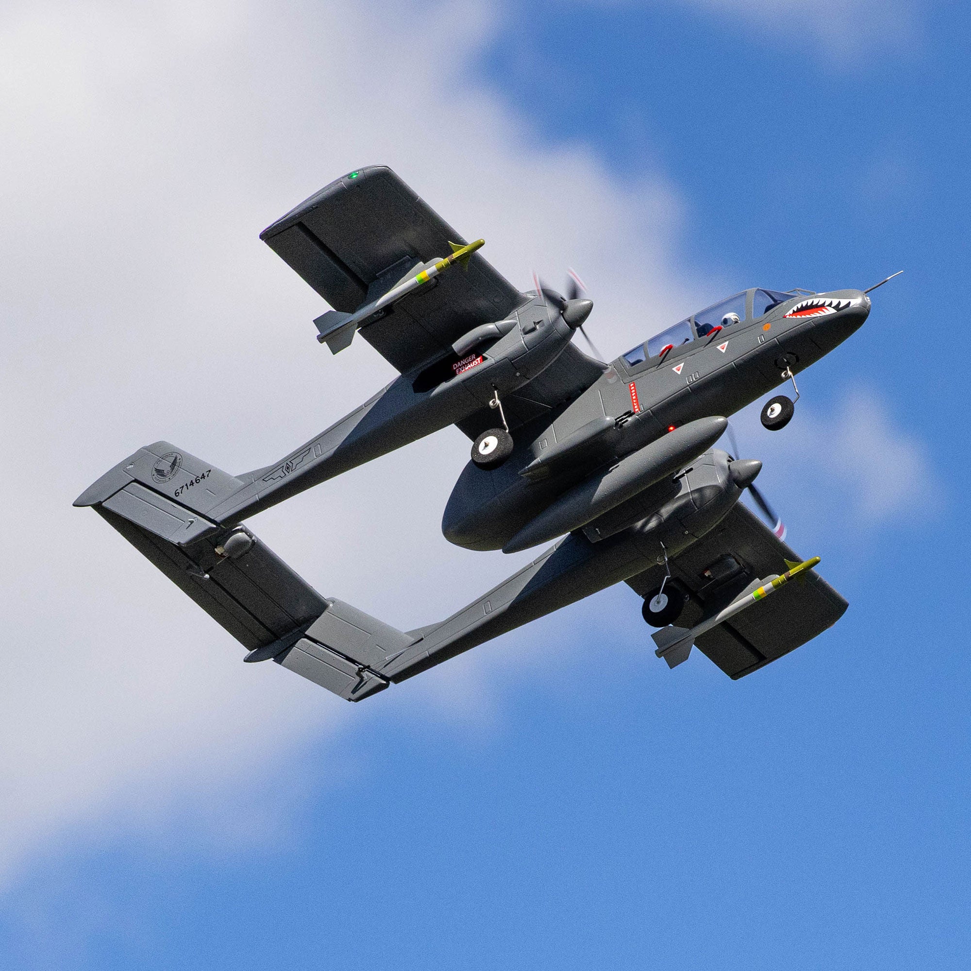 PREORDER Micro OV-10 Bronco 645mm BNF Basic with AS3X and SAFE Select