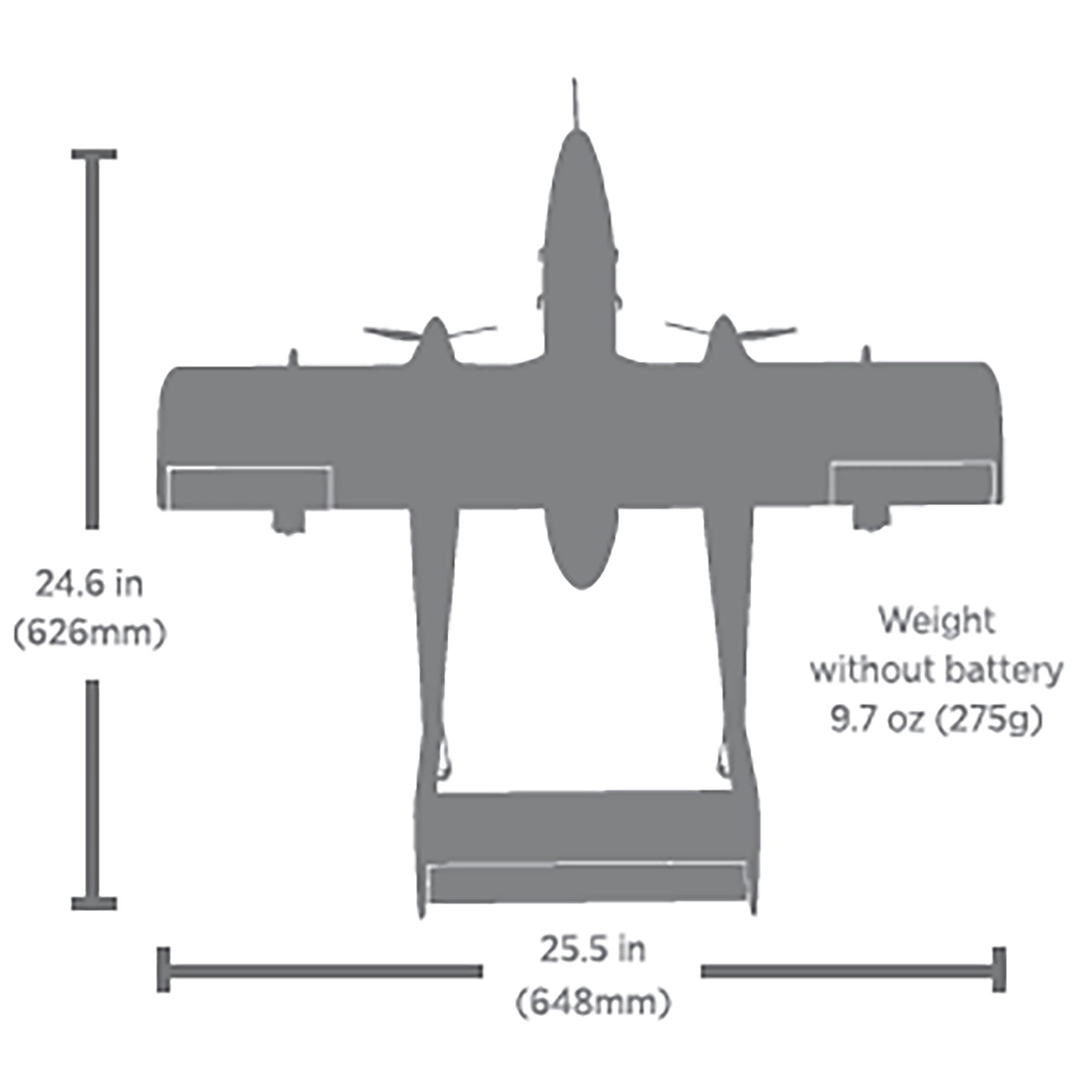 PREORDER Micro OV-10 Bronco 645mm BNF Basic with AS3X and SAFE Select