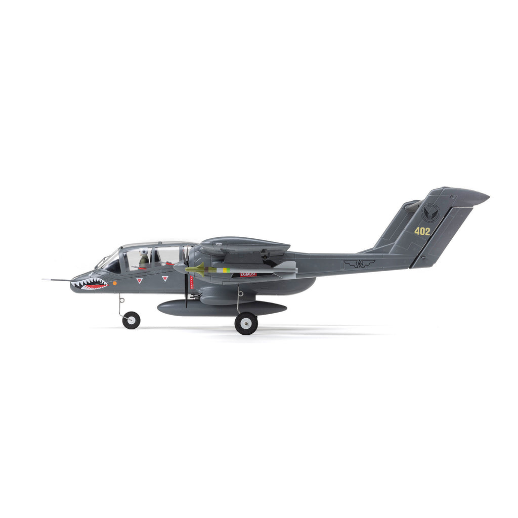 PREORDER Micro OV-10 Bronco 645mm BNF Basic with AS3X and SAFE Select