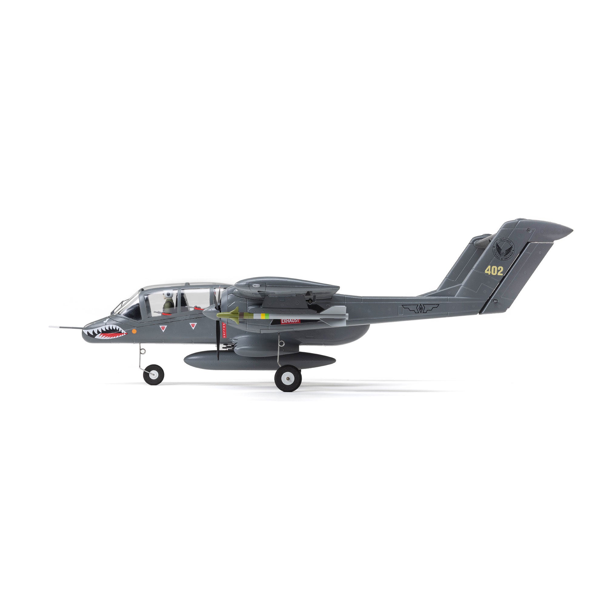 PREORDER Micro OV-10 Bronco 645mm BNF Basic with AS3X and SAFE Select