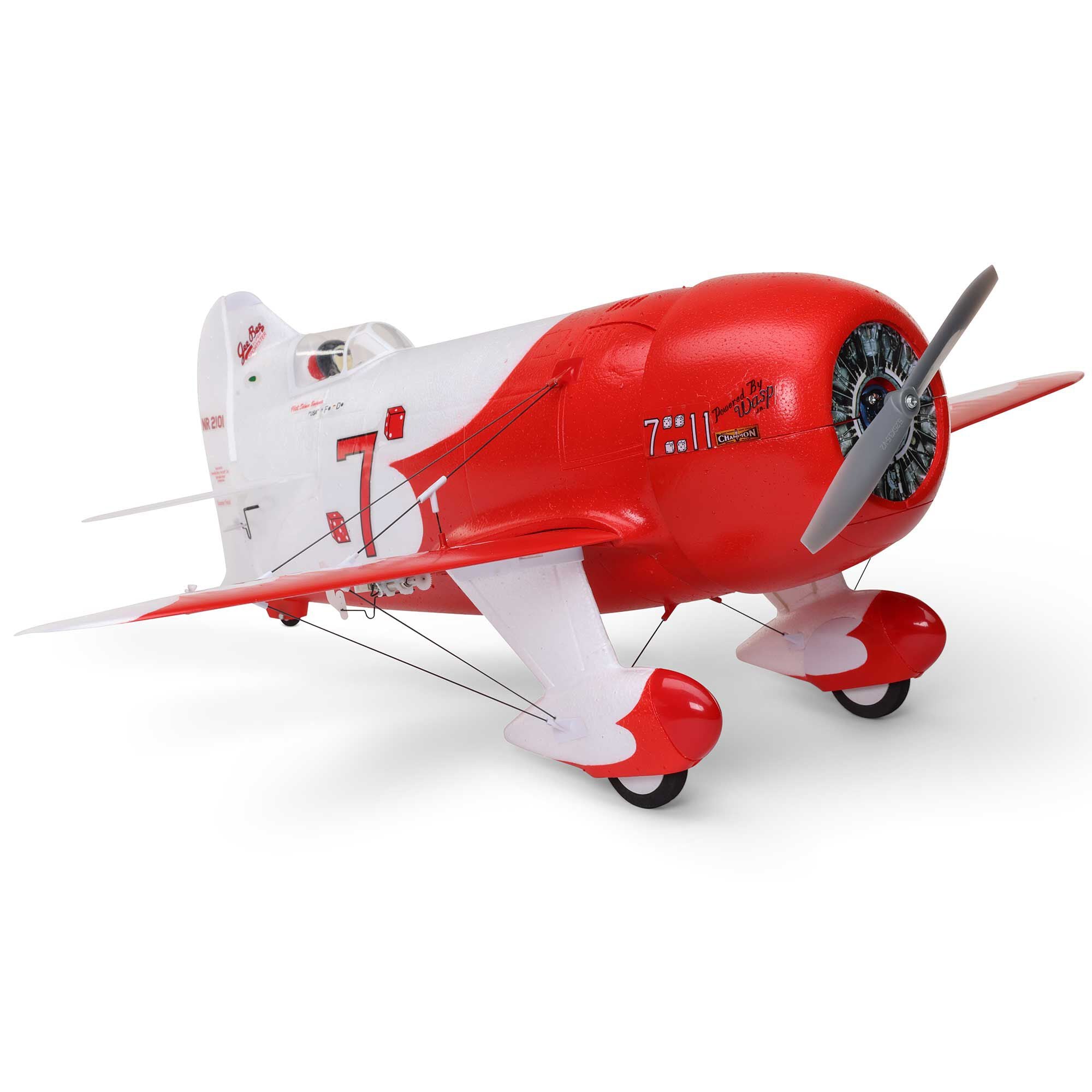 【再値下げ】Gee Bee Racer RC FAN-TASTIC MODELS UMX Gee Bee R-2 BNF Basic with AS3X and SAFE Select EFLU61500