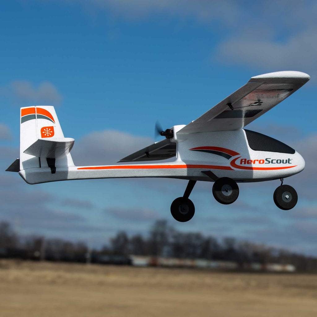 UPDATED HobbyZone AeroScout S 2 1.1m RTF Trainer Electric Airplane (1095mm) HBZ380002