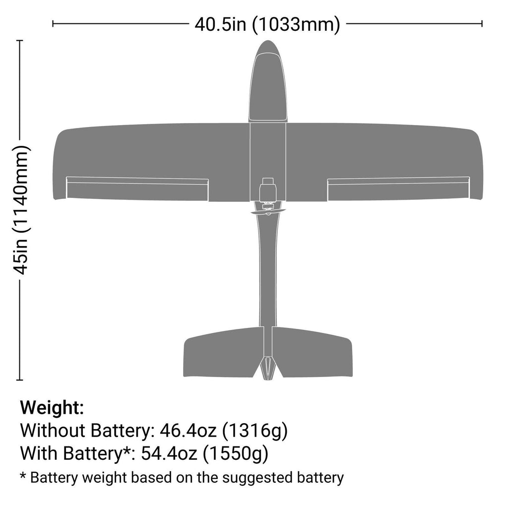 UPDATED HobbyZone AeroScout S 2 1.1m RTF Trainer Electric Airplane (1095mm) HBZ380002