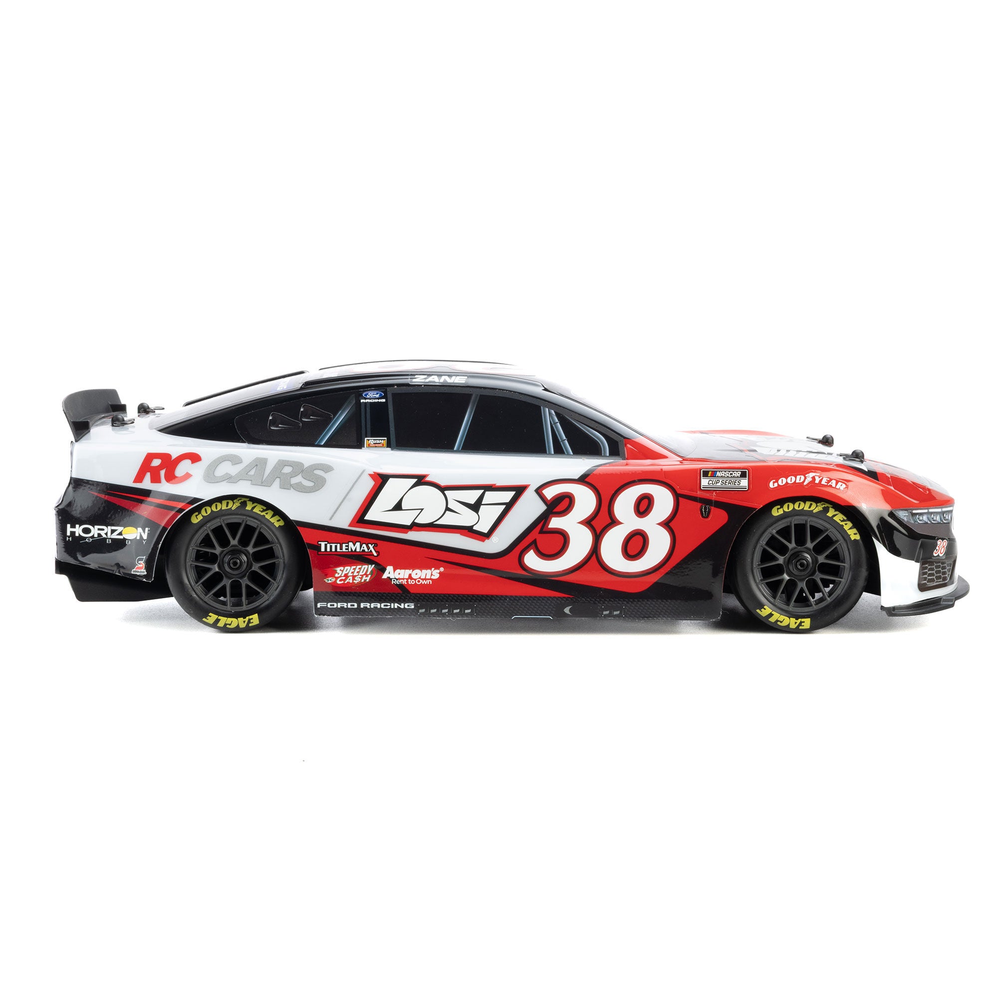 PREORDER 1/12 NASCAR RC Race Car Zane Smith No. 38 2026 Losi Ford Mustang 2S AWD RTR Brushed On-Road (Battery & Charger Included)
