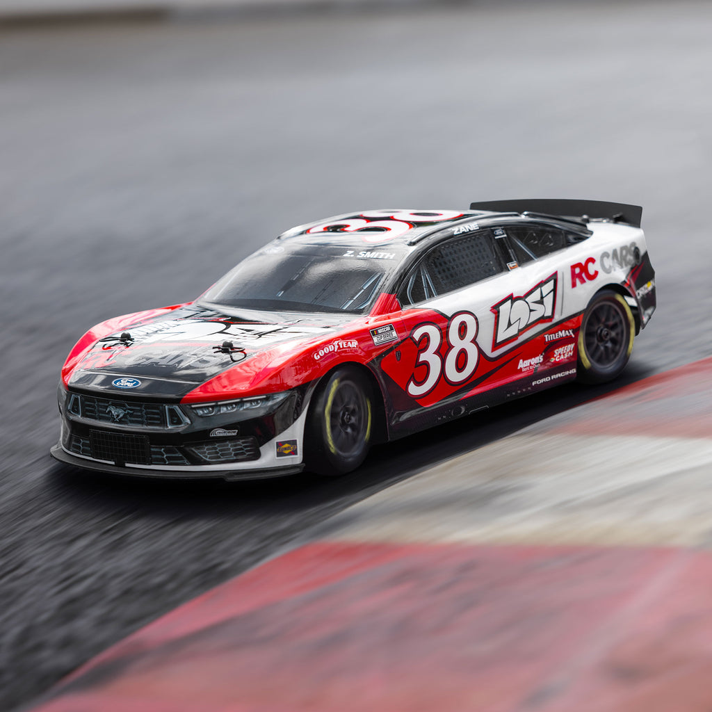 PREORDER 1/12 NASCAR RC Race Car Zane Smith No. 38 2026 Losi Ford Mustang 2S AWD RTR Brushed On-Road (Battery & Charger Included)