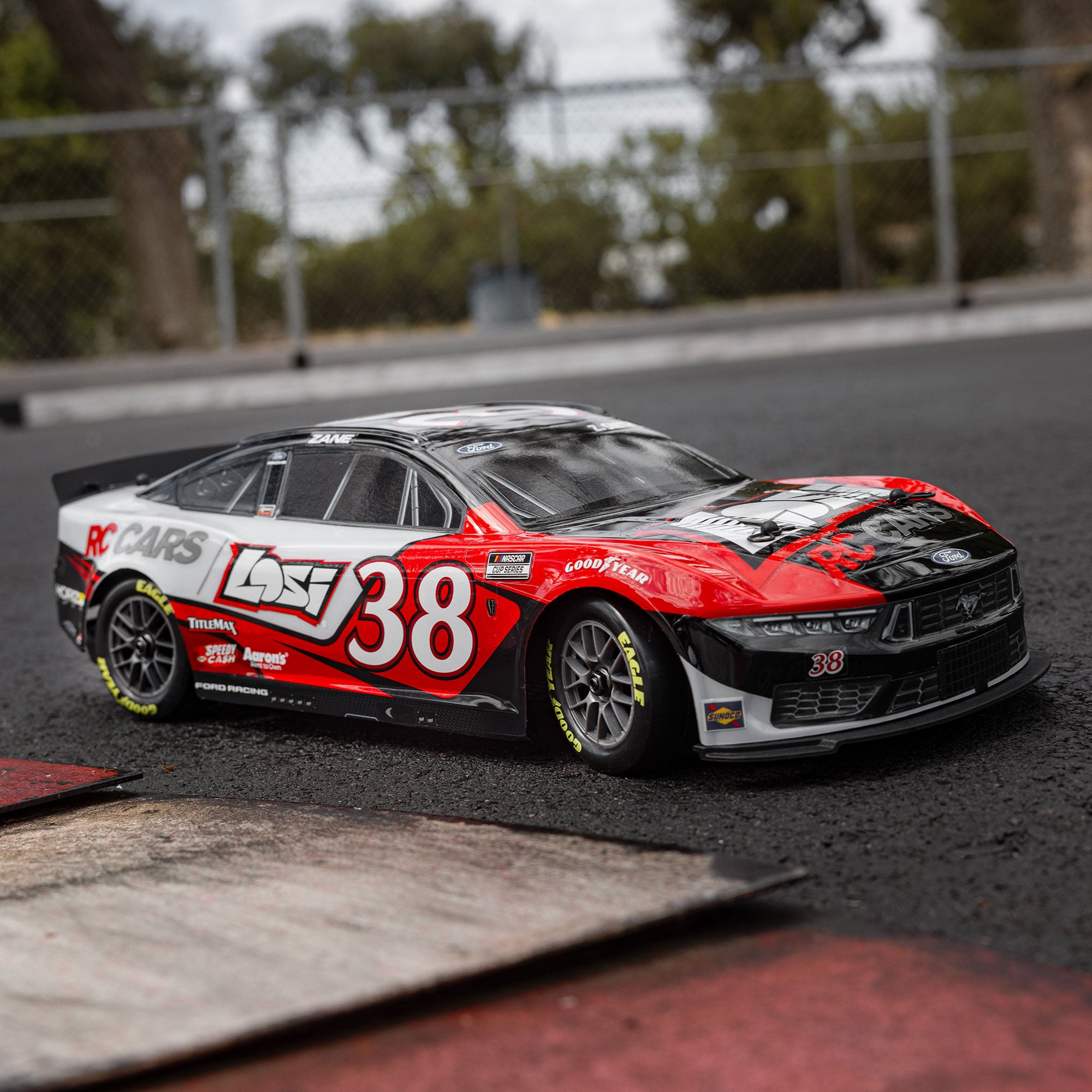 PREORDER 1/12 NASCAR RC Race Car Zane Smith No. 38 2026 Losi Ford Mustang 2S AWD RTR Brushed On-Road (Battery & Charger Included)