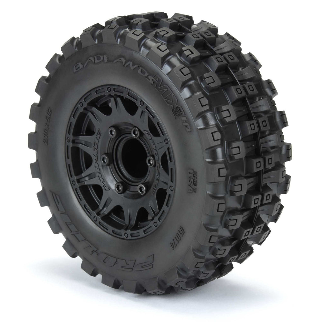 1/10 Badlands MX28 BELTED F/R 2.8" MT Tires MTD 12mm/14mm Raid (2) PRO1017410
