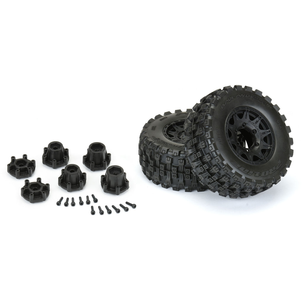 1/10 Badlands MX28 BELTED F/R 2.8" MT Tires MTD 12mm/14mm Raid (2) PRO1017410